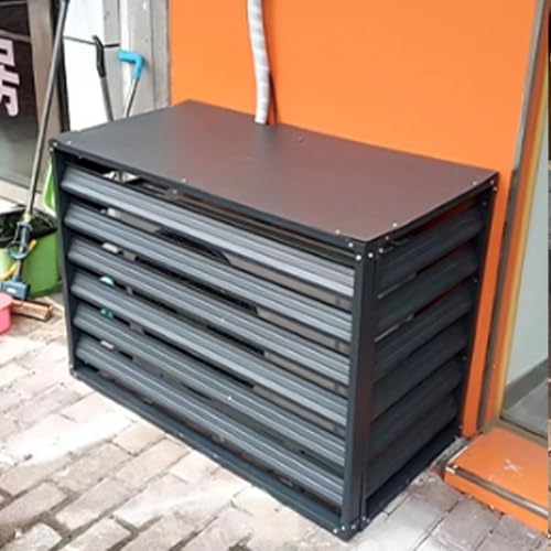 Premium Mini-Split-Abdeckung, 81,3 cm H (Grau, 1,5 p), Outdoor-AC-Einheit, Schutz, wetterbeständige Wärmepumpe und geteilte Kondensatorabdeckung, unverzichtbar für Mini-Split-Systeme von Generisch
