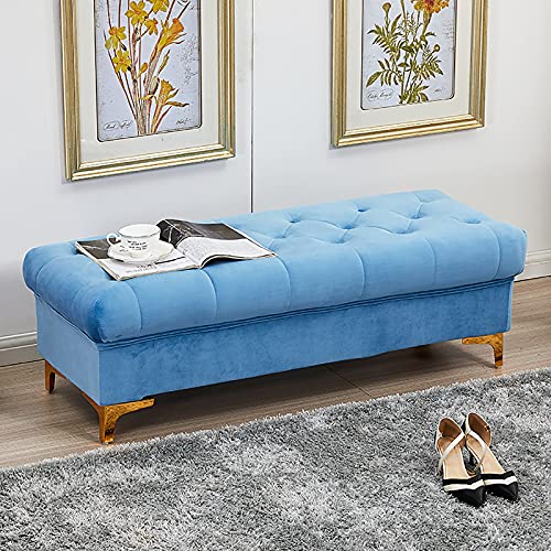 Premium Polsterhocker mit Stauraum – Moderner Samt Fußhocker für Wohnzimmer und Schlafzimmer – Multifunktionale Schuhbank und Flursitz Premium Polsterhocker mit Stauraum – Moderner Samt Fußhocker für Wohnzimmer und Schlafzimmer – Multifunktionale Schuhbank und Flursitz von Generisch