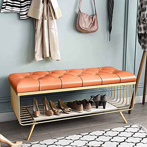 Premium-Schuhregal aus Marmor und Metall, moderner Eingangs-Organizer mit Kunstleder-Sitz, platzsparende Aufbewahrungslösung Premium-Schuhregal aus Marmor und Metall, moderner Eingangs-Organizer mit Kunstleder-Sitz, platzsparende Aufbewahrungslösung von Generisch