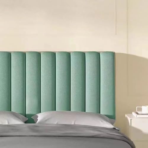 Premium Slipcover Bed Headboard Cover Double/Single Padded Elastic Protection Dustproof Velvet Thicken Anti-Scratch Cushion Furniture Protector Covers von Generisch