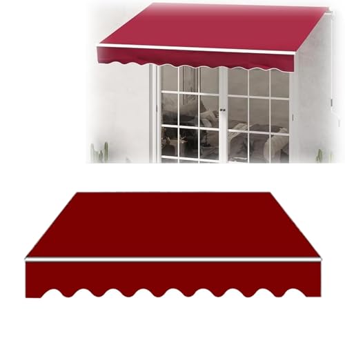 Premium UV- und wasserabweisendes Markisen-Ersatzgewebe für Fenster und Türen, 280 g/m², Sonnenschutz, Segeltuch, für Höfe, Geschäfte, Balkon, langlebiger Unterschlupf Premium UV- und wasserabweisendes Markisen-Ersatzgewebe für Fenster und Türen, 280 g/m², Sonnenschutz, Segeltuch, für Höfe, Geschäfte, Balkon, langlebiger Unterschlupf von Generisch