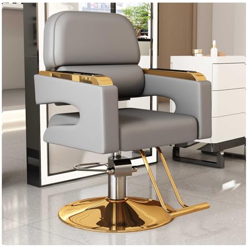 Professioneller Friseurstuhl mit breitem gestepptem Sitz und Hydraulikpumpe für Friseure und Friseure Professioneller Friseurstuhl mit breitem gestepptem Sitz und Hydraulikpumpe für Friseure und Friseure von Generisch