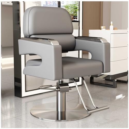 Professioneller Friseurstuhl mit breitem gestepptem Sitz und Hydraulikpumpe für Friseure und Friseure Professioneller Friseurstuhl mit breitem gestepptem Sitz und Hydraulikpumpe für Friseure und Friseure von Generisch