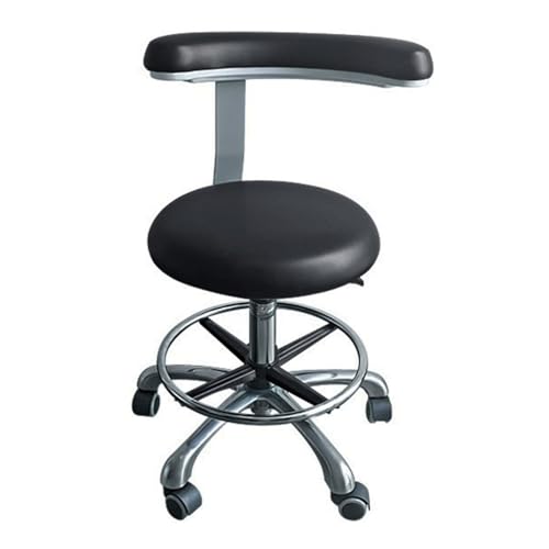Professioneller Hocker für Zahnarzthelfer, 360° drehbar, höhenverstellbare Armlehne und PU-Leder, bequemer Salonstuhl für Zahnarztbüro Professioneller Hocker für Zahnarzthelfer, 360° drehbar, höhenverstellbare Armlehne und PU-Leder, bequemer Salonstuhl für Zahnarztbüro von Generisch