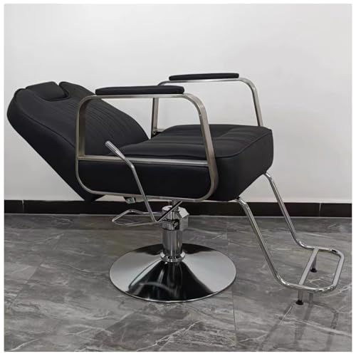 Professioneller Liegestuhl mit robuster Hydraulikpumpe, 360-Grad-Drehgelenk für Haarstyling und Flechten von Generisch