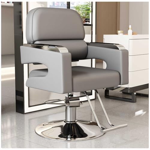 Professioneller Salon-Styling-Stuhl – breiter gesteppter Sitz mit Hydraulikpumpe für Komfort und Haltbarkeit in Friseursalons Professioneller Salon-Styling-Stuhl – breiter gesteppter Sitz mit Hydraulikpumpe für Komfort und Haltbarkeit in Friseursalons von Generisch