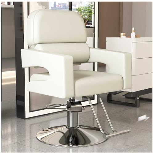 Professioneller Salon-Styling-Stuhl – breiter gesteppter Sitz mit Hydraulikpumpe für Komfort und Haltbarkeit in Friseursalons Professioneller Salon-Styling-Stuhl – breiter gesteppter Sitz mit Hydraulikpumpe für Komfort und Haltbarkeit in Friseursalons von Generisch