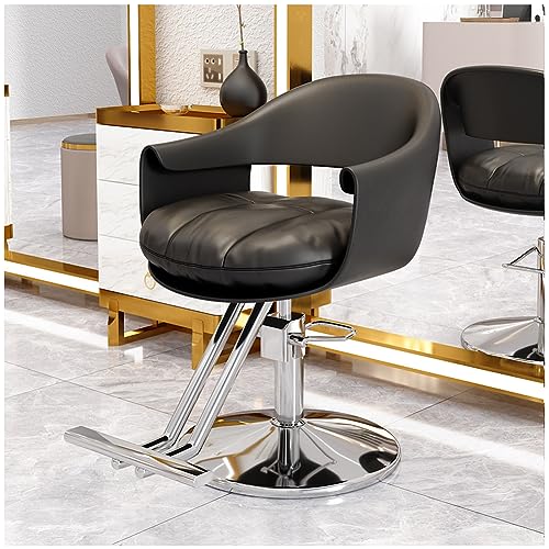 Professioneller hydraulischer Salonstuhl mit 360-Grad-Drehgelenk, strapazierfähig für Haarstyling und Spa-Behandlungen von Generisch