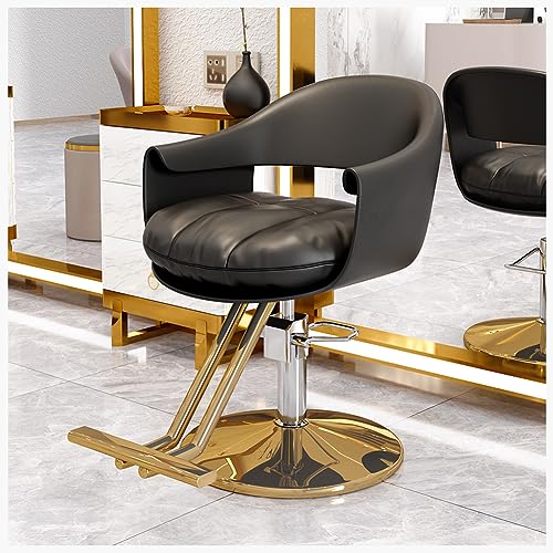 Professioneller hydraulischer Salonstuhl mit 360-Grad-Drehgelenk, strapazierfähig für Haarstyling und Spa-Behandlungen von Generisch