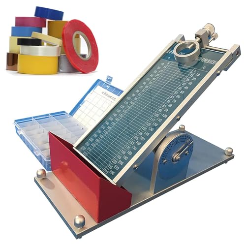 Professionelles Klebebandtester, Manuelles Anfangs-Tack-Kugeltestgerät mit Stahlkugeln, für Maßband und Aufkleberhaftung Professionelles Klebebandtester, Manuelles Anfangs-Tack-Kugeltestgerät mit Stahlkugeln, für Maßband und Aufkleberhaftung von Generisch
