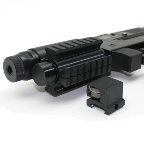 Profi Set passend für Evanix Viper - Bottle Clamp mit 3x Picatinny, Manometerkappe, Füllstutzenabdeckung, Magazinhalter (Schwarz) von Generisch