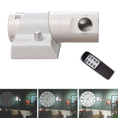 Projektionsuhr für Schlafzimmer, LED Analog Projektor Uhr mit Fernbedienung und 180° Drehbar Projektion für Wohnzimmer Projektionsuhr für Schlafzimmer, LED Analog Projektor Uhr mit Fernbedienung und 180° Drehbar Projektion für Wohnzimmer von Generisch