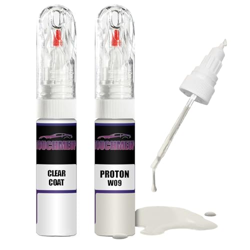 Proton Silk White W09 + Klarlack zum Ausbessern von Lackreparatur Proton Silk White W09 + Klarlack zum Ausbessern von Lackreparatur von Generisch