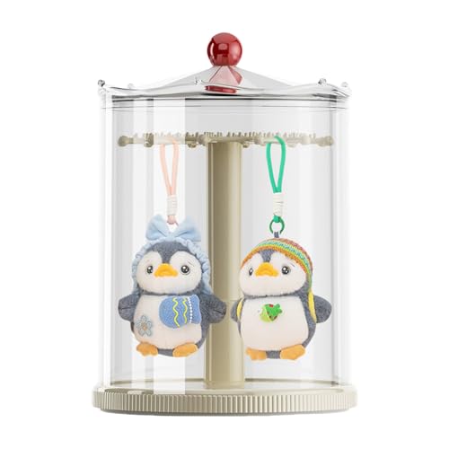 Puppen-Vitrine – transparenter Spielzeug-Organizer | drehbare Aufbewahrungsbox | staubdichte Figur Puppen-Organizer für Kinder Erwachsene Schlafzimmer Wohnzimmer Badezimmer Klassenzimmer Sammlung Puppen-Vitrine – transparenter Spielzeug-Organizer | drehbare Aufbewahrungsbox | staubdichte Figur Puppen-Organizer für Kinder Erwachsene Schlafzimmer Wohnzimmer Badezimmer Klassenzimmer Sammlung von Generisch