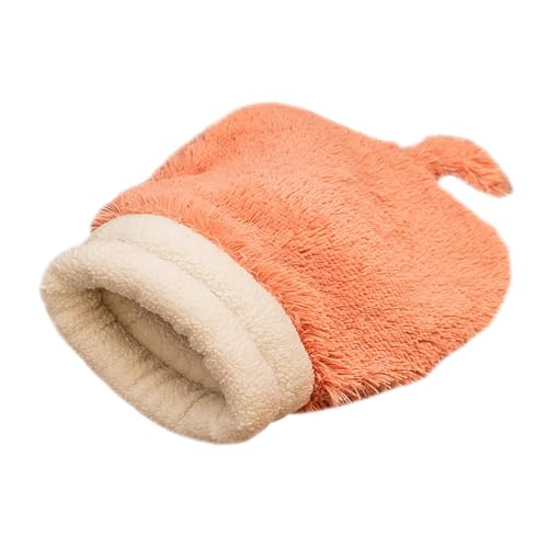 Push Bag Katzenbett - Design aus weichem Stoff, tragbare Haustiere | geschlossener Schlaf mit thermischem Komfort, warmes Höhle Kissen für erwachsene Katzen mit Unterschlupf ca Push Bag Katzenbett - Design aus weichem Stoff, tragbare Haustiere | geschlossener Schlaf mit thermischem Komfort, warmes Höhle Kissen für erwachsene Katzen mit Unterschlupf ca von Generisch