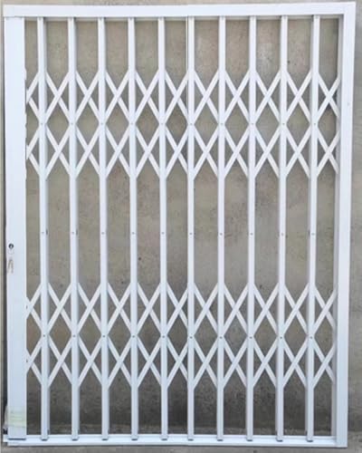 Push-Pull Faltbares Sicherheits-Fenstergitter, Einziehbare Anti-Burglar Bars für Türen und Fenster Schutz Push-Pull Faltbares Sicherheits-Fenstergitter, Einziehbare Anti-Burglar Bars für Türen und Fenster Schutz von Generisch