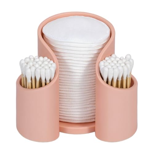 QTIP -Halterspender - Baumwollabstrichspeicher, Baumwollpads Qtips Halter | Kompakter QTIP-Behälter für Waschtisch, Schminktisch, Arbeitsplatte, Mehrzweck-Organizer für kleine Räume QTIP -Halterspender - Baumwollabstrichspeicher, Baumwollpads Qtips Halter | Kompakter QTIP-Behälter für Waschtisch, Schminktisch, Arbeitsplatte, Mehrzweck-Organizer für kleine Räume von Generisch