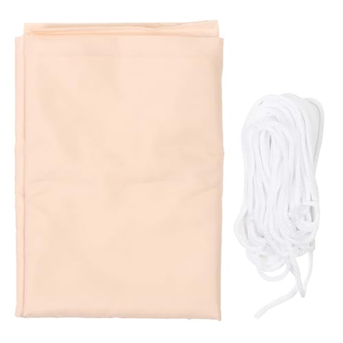 Qimopi Sonnensegel für den Außenbereich, rechteckig und quadratisch, wasserabweisend, für Terrasse, Garten, Terrasse, Terrasse, Terrasse, Terrasse, Terrasse, Pool, Beige (4 x 5 m) von Generisch