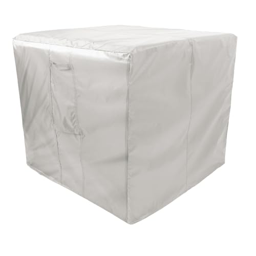 Quadratische Gartenmöbelabdeckung, 200 x 160 x 70 cm, wasserdicht, winddicht, UV-Schutz, für den Außenbereich, für Würfel-Sets und Terrassenmöbel, Silber-Design von Generisch