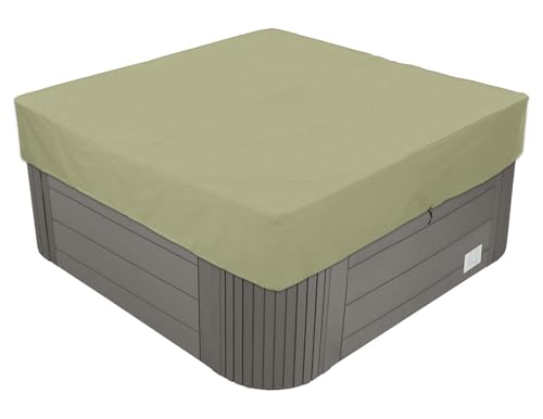 Quadratische Spa-Abdeckung Aus 210D Oxford-Gewebe – Wasserdicht, Outdoor Poolabdeckung Mit Staubschutz Und Isolierung von Generisch