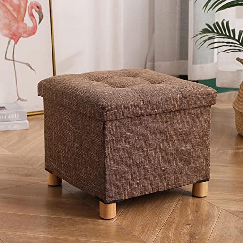 Quadratischer Fußhocker aus Baumwollleinen mit Stauraum – vielseitiger Schuhwechselhocker für Wohnzimmer und Schlafzimmer, ideal für die Organisation zu Hause und platzsparend Quadratischer Fußhocker aus Baumwollleinen mit Stauraum – vielseitiger Schuhwechselhocker für Wohnzimmer und Schlafzimmer, ideal für die Organisation zu Hause und platzsparend von Generisch