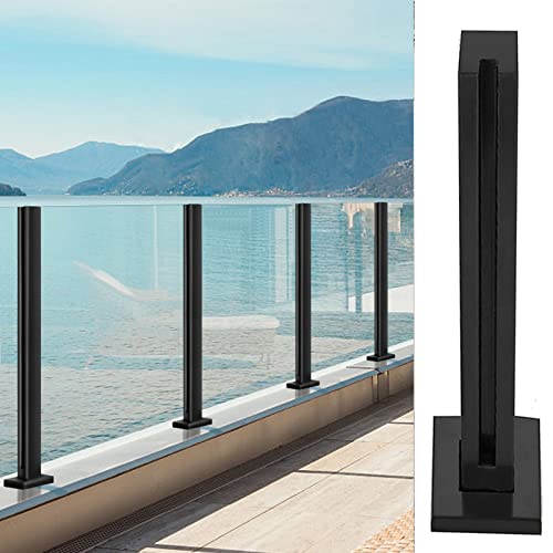 Quadratischer Geländerpfosten aus Edelstahl für Pool und Terrasse, 5,1 x 5,1 cm, kompatibel mit 10 x 12 mm gehärtetem Glas, 61/57/53/49 Zoll Länge, ideal für Terrasse und Flur Quadratischer Geländerpfosten aus Edelstahl für Pool und Terrasse, 5,1 x 5,1 cm, kompatibel mit 10 x 12 mm gehärtetem Glas, 61/57/53/49 Zoll Länge, ideal für Terrasse und Flur von Generisch