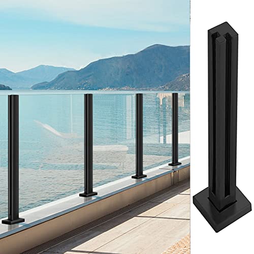 Quadratischer Pool- und Terrassenpfosten aus Edelstahl mit Glasbodenschiene, unterstützt 5,1 x 5,1 cm, ideal für mittelgroße Geländer, Zäune, Eck- oder Endanwendungen Quadratischer Pool- und Terrassenpfosten aus Edelstahl mit Glasbodenschiene, unterstützt 5,1 x 5,1 cm, ideal für mittelgroße Geländer, Zäune, Eck- oder Endanwendungen von Generisch