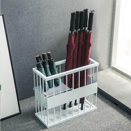 Quadratischer Schirmständer – kompakter Marmorsockel, platzsparendes Design, langlebig und stabil für den Eingangsbereich im Flur von Generisch