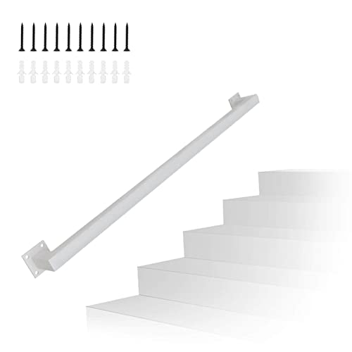 Quadratisches Treppenhalterungs-Set, langlebig, Schmiedeeisen, Wandhalterung, Geländerstütze für Innen- und Außentreppen, 270 cm Sicherheits-Handlaufsystem Quadratisches Treppenhalterungs-Set, langlebig, Schmiedeeisen, Wandhalterung, Geländerstütze für Innen- und Außentreppen, 270 cm Sicherheits-Handlaufsystem von Generisch