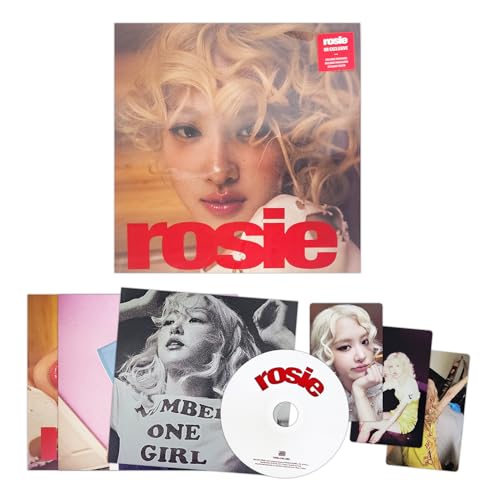 ROSE - first studio album [rosie] (KR Exclusive) Out Sleeve + CD-R + Premium Cover Postcard + Postcard + Photocards + Poster + 2 Extra Photocards von Generisch