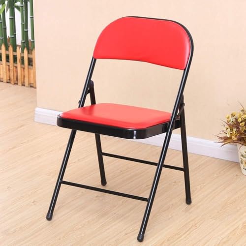 Rack Modern Minimalistisches Design Klappstuhl Rückenlehne Hocker Computerstuhl Home Portable Hocker Büro Einfach Hoch Erwachsene Mahjong Esszimmerstuhl Schlafsaal Stuhl von Generisch