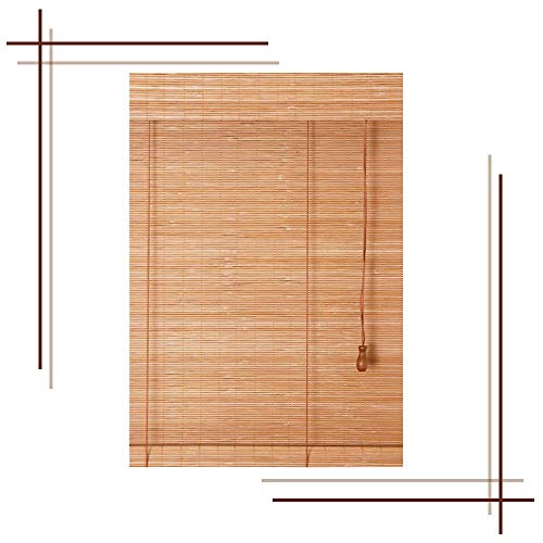 Raffrollos aus natürlichem Bambus, lichtfilternd, energiesparend, Wärmedämmung, mit Volant, 70 x 160 cm, stilvolle Fensterbehandlung für Heimdekoration Raffrollos aus natürlichem Bambus, lichtfilternd, energiesparend, Wärmedämmung, mit Volant, 70 x 160 cm, stilvolle Fensterbehandlung für Heimdekoration von Generisch