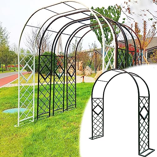 Rankgitter aus Stahl, für Kletterpflanzen, Outdoor-Dekoration, Bronze-Finish, verstellbare Größen (140 x 230 cm bis 340 x 230 cm), perfekt für Hochzeiten und Veranstaltungen, 2,3 m von Generisch