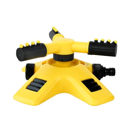 Rasen- und Gartenbewässerungssystem mit großer Fläche, ergonomischer Sprinkler mit stabiler Bewässerungsleistung, 360-Grad-Drehung und verstellbarem Sprühmuster-Sprinkler (1 Stück) von Generisch