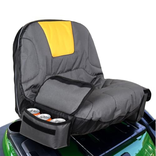 Rasentraktor Sitzbezug - Aufsitzmäher Sitzschutz, Rasenmäher | Outdoor Durable Fabric Fit Sitzschutzbezüge für Rasenmäher oder Traktoren ohne Armlehnen, Reflektierende Sicherheitsgeräte von Generisch