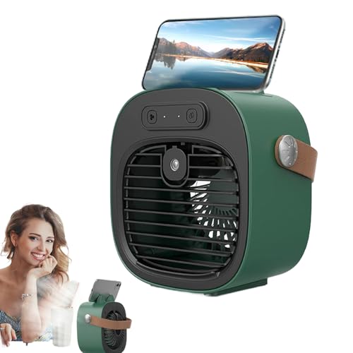 Raumkühler - Tragbarer Ventilator mit Kühlfunktion,Kompaktes Kühlgerät mit 3 Geschwindigkeitsstufen für Camping Outdoor Kinderzimmer Büro Raumkühler - Tragbarer Ventilator mit Kühlfunktion,Kompaktes Kühlgerät mit 3 Geschwindigkeitsstufen für Camping Outdoor Kinderzimmer Büro von Generisch