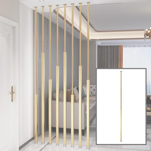 Raumteiler, Boden-zu-Decke, Aluminium-Sichtschutz für kleine Räume – ideal für Teehäuser, Cafés, Hotels und mehr von Generisch