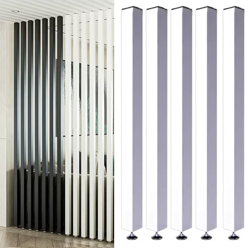 Raumteiler, höhenverstellbar, Holzlamellen, moderne Trennwand für Wohnzimmer & Büro, 28 Zoll, stilvoller Wandpfosten, vielseitiger Raumtrenner Raumteiler, höhenverstellbar, Holzlamellen, moderne Trennwand für Wohnzimmer & Büro, 28 Zoll, stilvoller Wandpfosten, vielseitiger Raumtrenner von Generisch