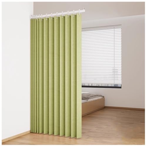 Raumteiler-Vorhang, ohne Bohren, freistehend, hängende Trennwände, Raumteiler für Schlafzimmer, Wohnzimmer von Generisch