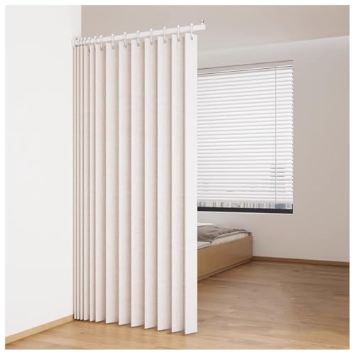 Raumteiler-Vorhang, ohne Bohren, freistehend, hängende Trennwände, Raumteiler für Schlafzimmer, Wohnzimmer Raumteiler-Vorhang, ohne Bohren, freistehend, hängende Trennwände, Raumteiler für Schlafzimmer, Wohnzimmer von Generisch