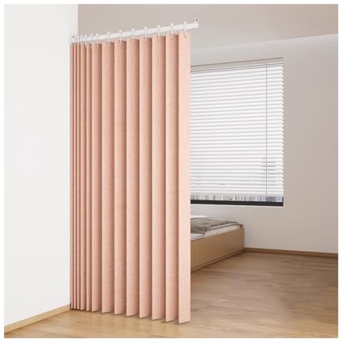 Raumteiler-Vorhang, ohne Bohren, freistehend, hängende Trennwände, Raumtrenner für Schlafzimmer, Wohnzimmer Raumteiler-Vorhang, ohne Bohren, freistehend, hängende Trennwände, Raumtrenner für Schlafzimmer, Wohnzimmer von Generisch