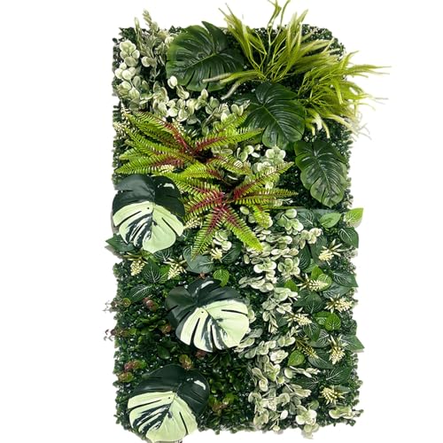 Realistische Kunstpflanzen-Wandpaneele, 50 x 100 cm, wasserdicht, UV-geschützt, Grün für Haus, Garten, Büro, Café, Salon und Hochzeitsdekoration. Realistische Kunstpflanzen-Wandpaneele, 50 x 100 cm, wasserdicht, UV-geschützt, Grün für Haus, Garten, Büro, Café, Salon und Hochzeitsdekoration. von Generisch