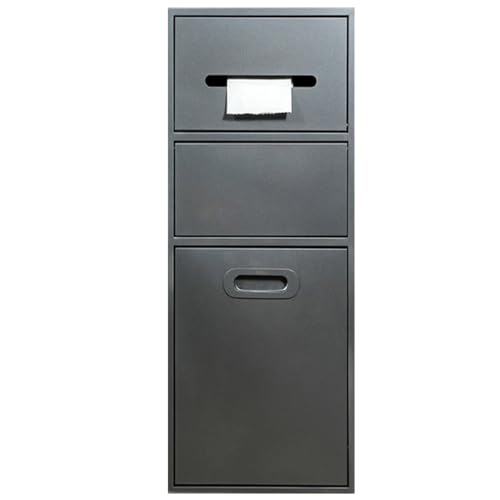 Rechteckige Badezimmerwand, wasserdichte Einbauregale und Toilettenpapierhalter, Aufbewahrungsschrank mit Tür für Küchen- und Badarmaturen Rechteckige Badezimmerwand, wasserdichte Einbauregale und Toilettenpapierhalter, Aufbewahrungsschrank mit Tür für Küchen- und Badarmaturen von Generisch