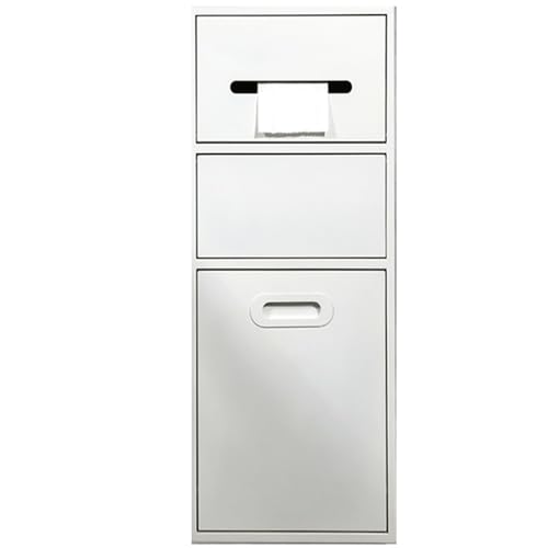 Rechteckige Badezimmerwand, wasserdichte Einbauregale und Toilettenpapierhalter, Aufbewahrungsschrank mit Tür für Küchen- und Badarmaturen Rechteckige Badezimmerwand, wasserdichte Einbauregale und Toilettenpapierhalter, Aufbewahrungsschrank mit Tür für Küchen- und Badarmaturen von Generisch