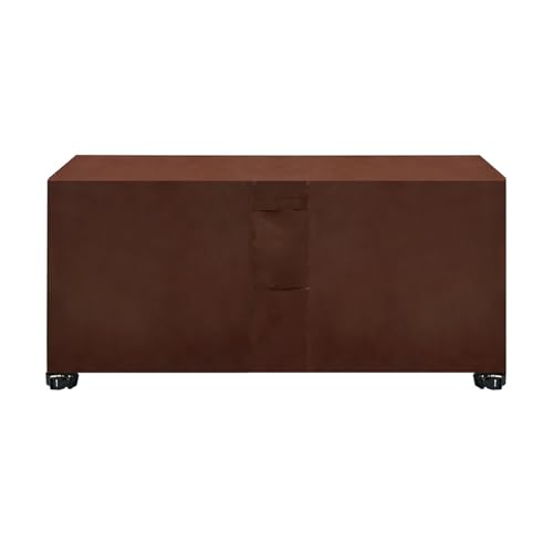 Rechteckige Gartentischabdeckungen, 200 x 200 x 85 cm, wasserdicht und UV-Schutz, schneefest, Gartenmöbelabdeckung für Terrassenwürfel-Sets – Braun Rechteckige Gartentischabdeckungen, 200 x 200 x 85 cm, wasserdicht und UV-Schutz, schneefest, Gartenmöbelabdeckung für Terrassenwürfel-Sets – Braun von Generisch