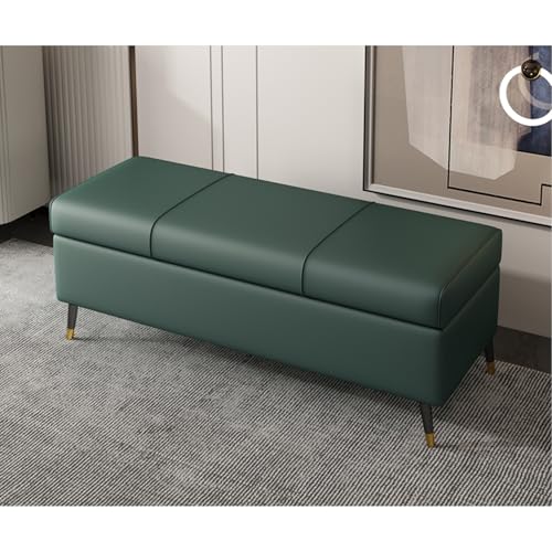 Rechteckige extra lange Aufbewahrungsbank – Kissen aus PU-Kunststoff für Wohnzimmer und Eingangsbereich Rechteckige extra lange Aufbewahrungsbank – Kissen aus PU-Kunststoff für Wohnzimmer und Eingangsbereich von Generisch