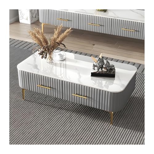 Rechteckiger Couchtisch mit Schiefer-Finish – stilvolles Design für Wohnzimmer & TV-Schrank Kombination Rechteckiger Couchtisch mit Schiefer-Finish – stilvolles Design für Wohnzimmer & TV-Schrank Kombination von Generisch