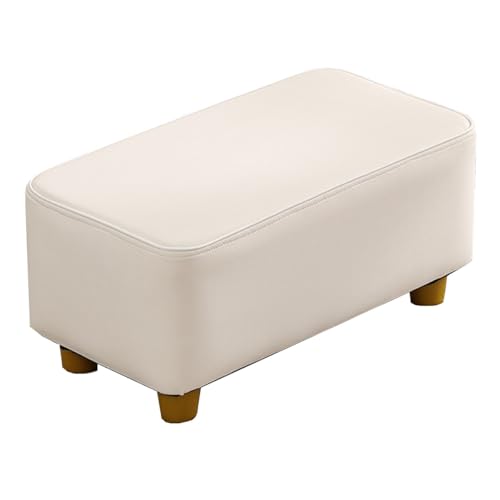 Rechteckiger Fußhocker, Ottomane, gepolsterter Pouf mit Beinen, vielseitige Schuhbank für Wohnzimmer, Schlafzimmer und Eingangsbereich Rechteckiger Fußhocker, Ottomane, gepolsterter Pouf mit Beinen, vielseitige Schuhbank für Wohnzimmer, Schlafzimmer und Eingangsbereich von Generisch