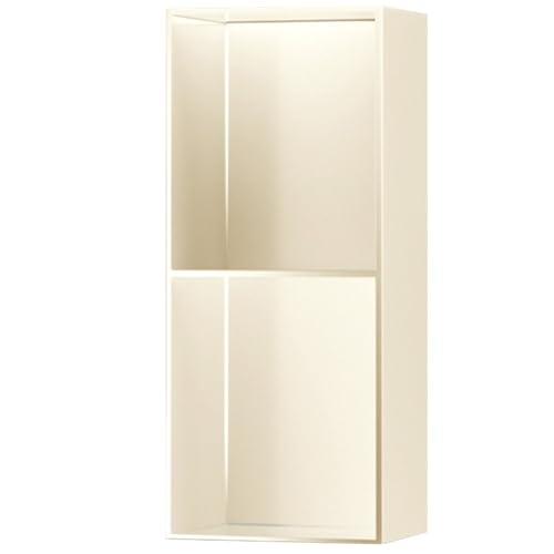Rechteckiges Duschregal für die Wand, mit mattem Toilettenpapierhalter für Shampoo und Seife (Gelb, 28 x 70 x 12,5 cm) von Generisch
