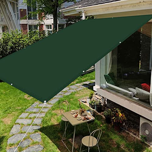Rechteckiges Garten-Sonnensegel, 7 x 7 m, UV-Schutz, Baldachin für Terrasse und Pergola, dunkelgrün, für den Außenbereich, mit 4 Seilen, Anti-Peep-Design Rechteckiges Garten-Sonnensegel, 7 x 7 m, UV-Schutz, Baldachin für Terrasse und Pergola, dunkelgrün, für den Außenbereich, mit 4 Seilen, Anti-Peep-Design von Generisch